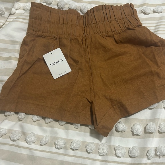 Forever 21 Pants - Women's Brown Maple Shorts